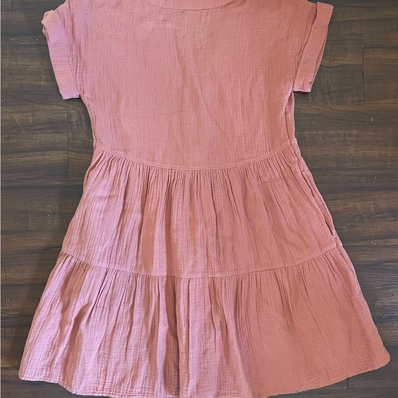 Rust Button-Down Dress - Picture 4 of 4